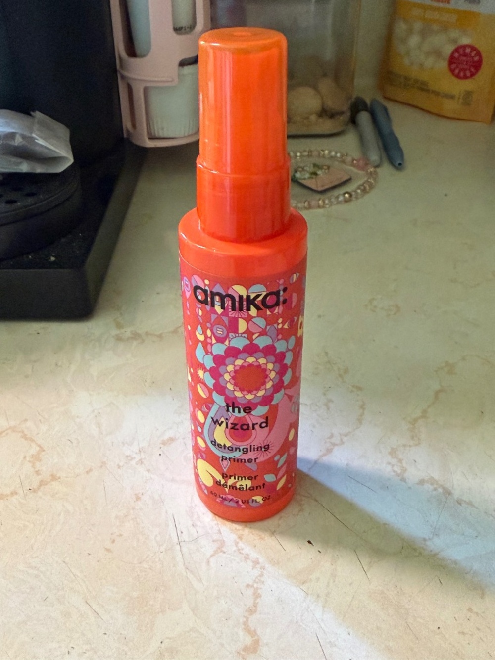 NEW 2oz AMIKA The Wizard Detangling Primer Spray/ Leave In Conditioner